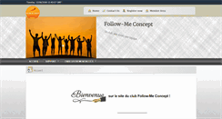 Desktop Screenshot of followmeconcept.com